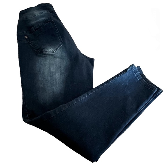 Peck & Peck Curve Perfect Pull-on Stretch Denim Jeans Perfect Condition NWOT - Picture 5 of 12